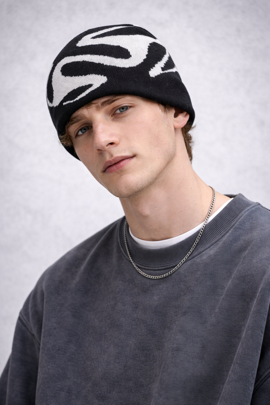 Y2K Knit Beanie Hat | Unisex Streetwear Winter Cap
