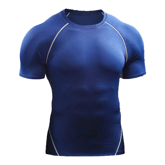 Men’s Compression Sports T-Shirt | Quick-Dry Athletic Gym Top