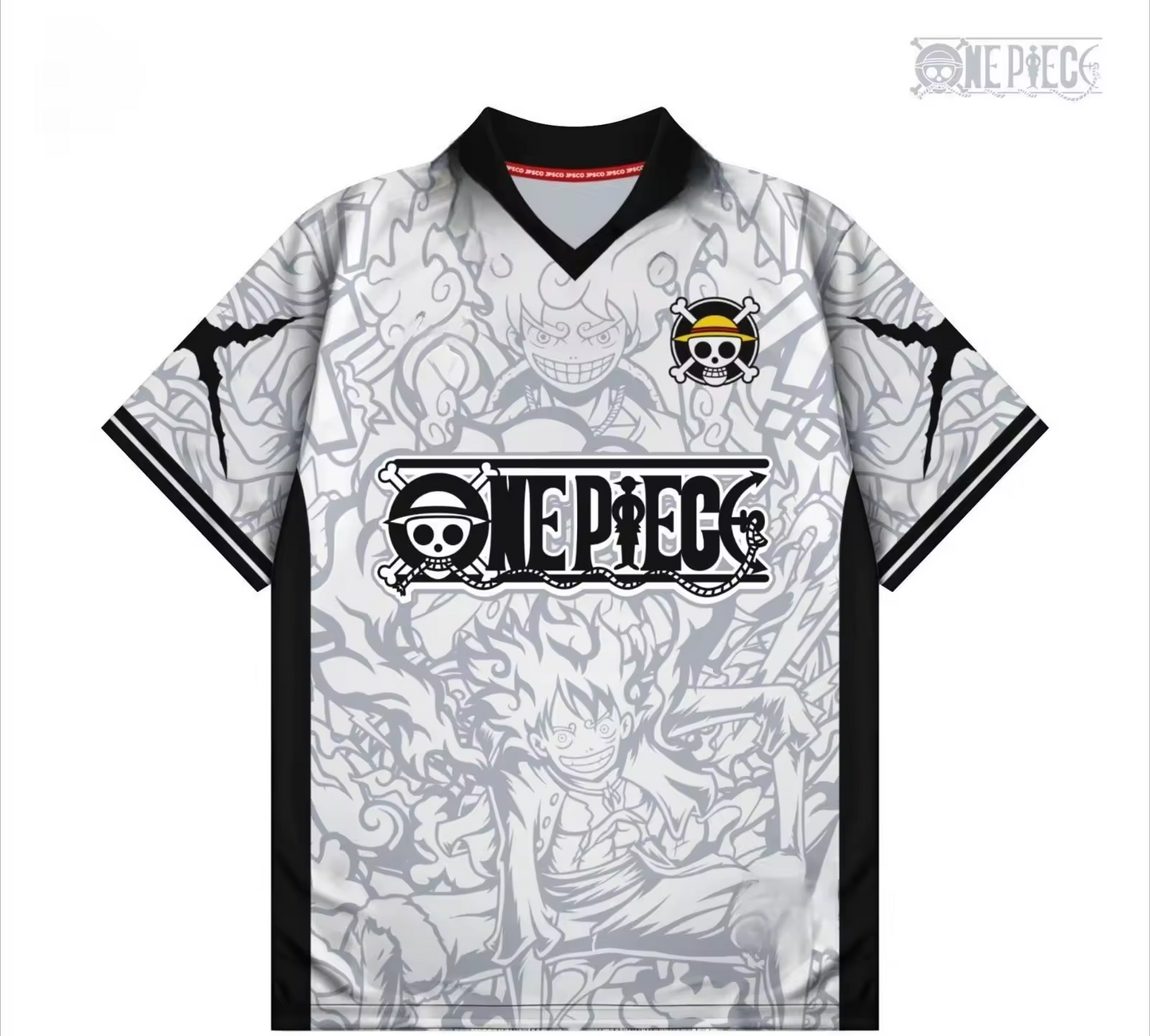 One Piece Retro Football Anime Tee