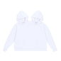 Creative Couple'S Double-Person Hooded Sweatshirt Loose-Fit Solid Color Sweatshirt Intimate Apparel for Two People