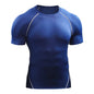 Men’s Compression Sports T-Shirt | Quick-Dry Athletic Gym Top 