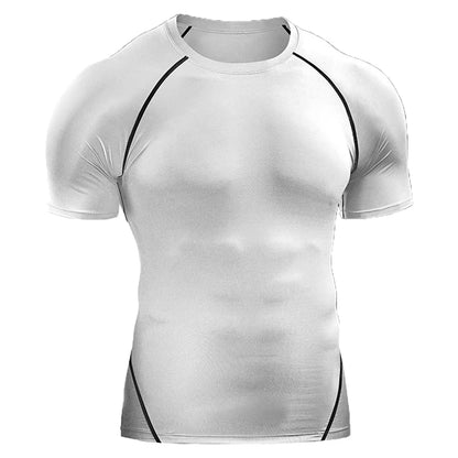 Men’s Compression Sports T-Shirt | Quick-Dry Athletic Gym Top 