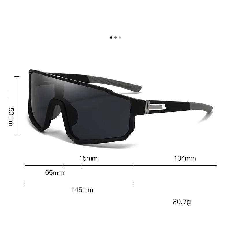 Men’s Oversized Sports Sunglasses | Windproof Cycling & Outdoor Shades