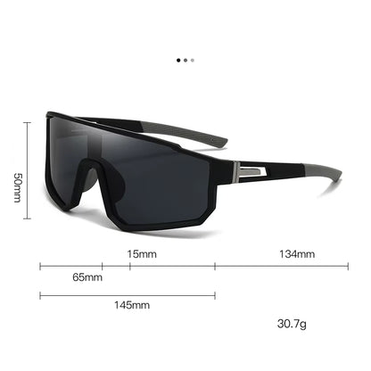 Men’s Oversized Sports Sunglasses | Windproof Cycling & Outdoor Shades